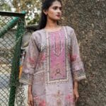 Blush Peach Floral Damask Co-ord Set